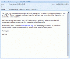 Abuse Response Email